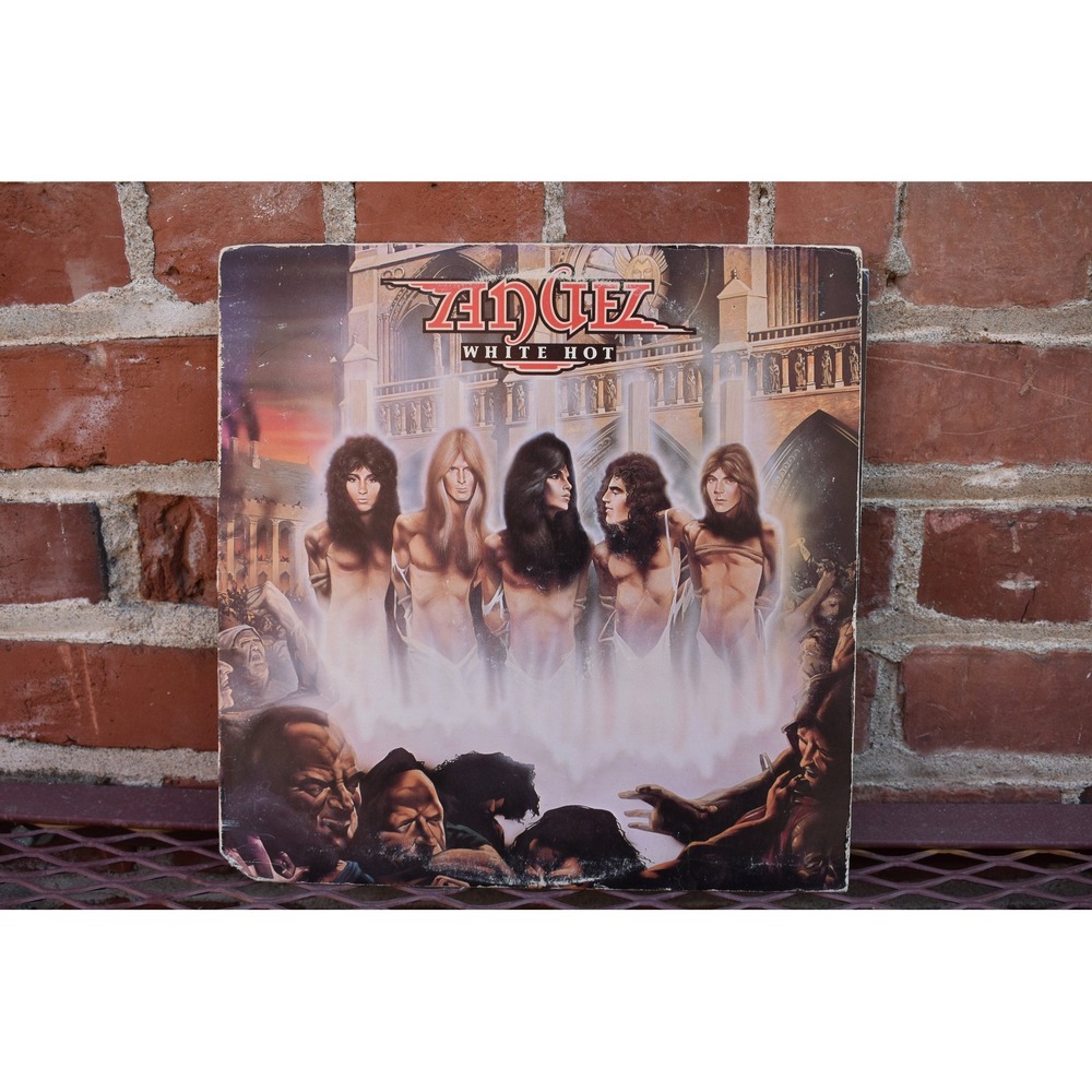 Angel White Hot 1977 Vintage US Press Vinyl LP Classic Rock Casablanca Record